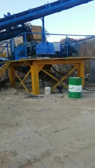 Concasseur à double rouleau à dents de broyeur de laboratoire d'occasion