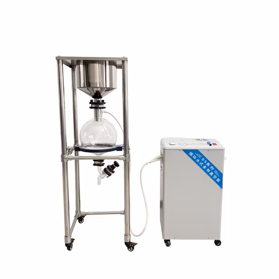 Filtre à vide de disque de laboratoire de machine de séparateur solide-liquide pour l'extraction de l'or
